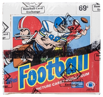 1986 Topps Football Unopened Cello Box (24 Packs) – BBCE Certified
